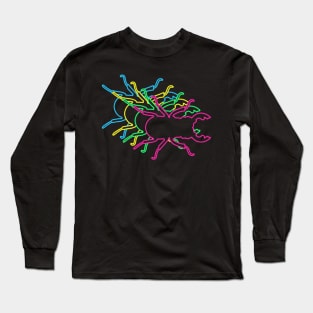 Beetle 80s Neon Long Sleeve T-Shirt